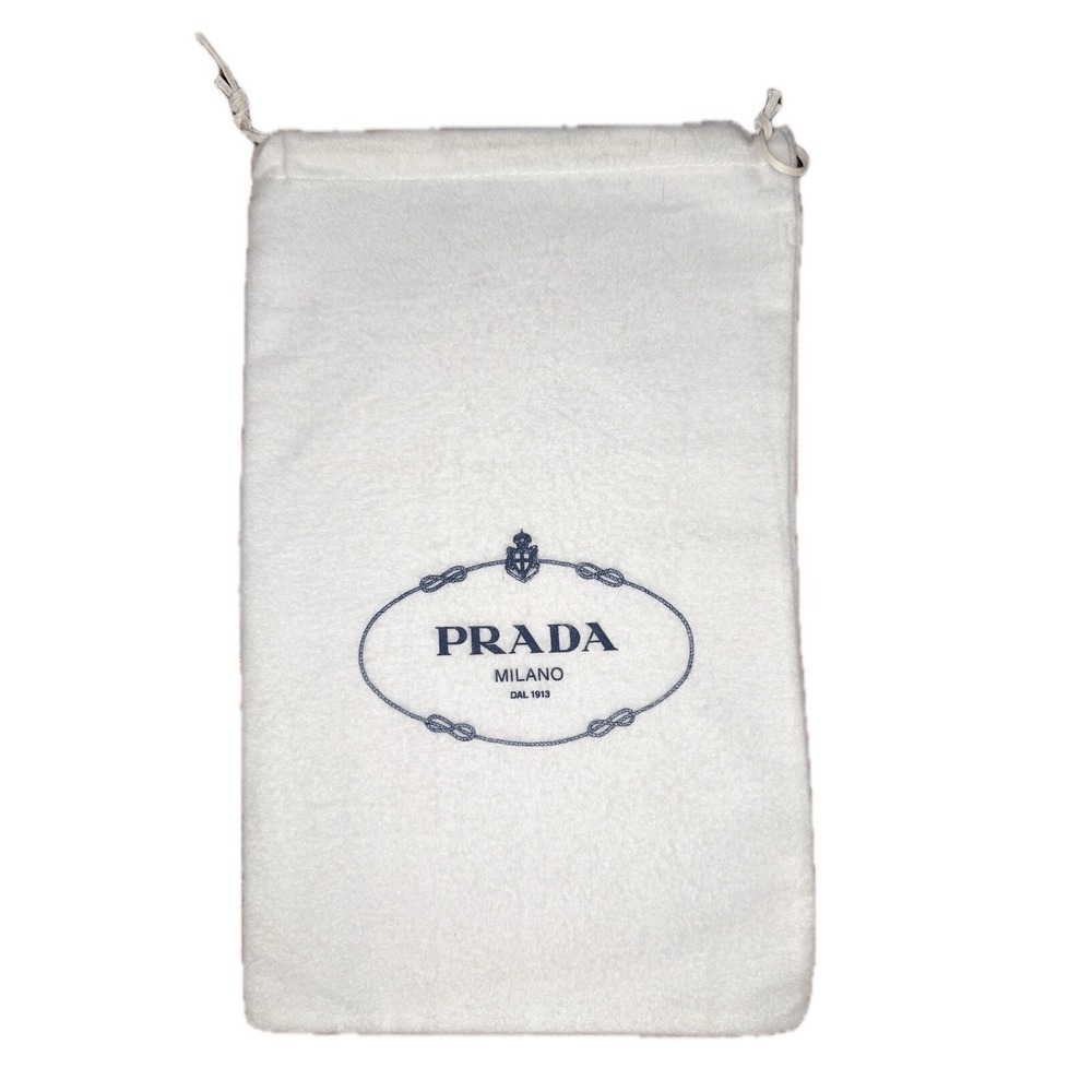 PRADA Vintage Authentic Milano Dust Cover Bag Pouch Drawstring13.7/8" X‎ 8.5/8"